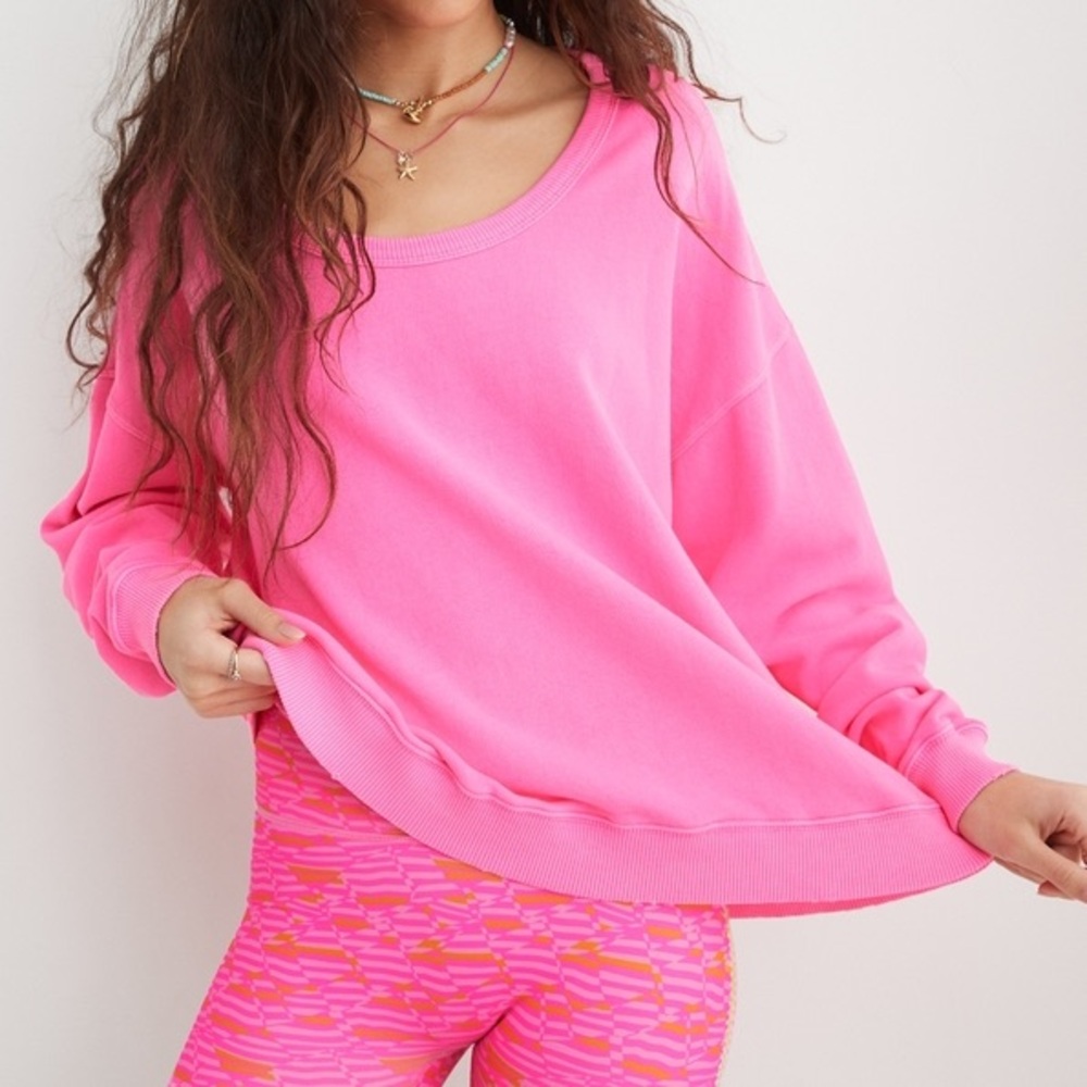 AERIE SUMMER DAZED SWEATSHIRT